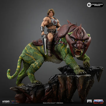 He-Man and Battle Cat Masters of the Universe 2026 Movie Art Scale 1/10 Figurka 33 cm