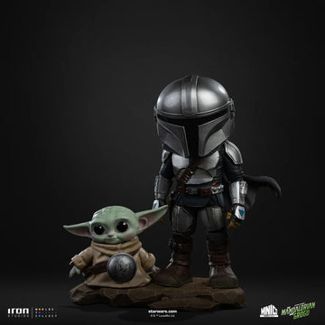 Mandalorian and Grogu Minico Star Wars The Mandaloria Figurka 15 cm
