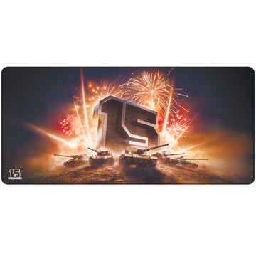 World of Tanks 15 Anniversary Mousepad XL