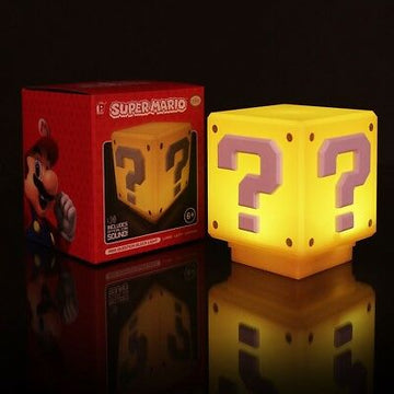 Mini Question Block Lampka Nocna Super Mario