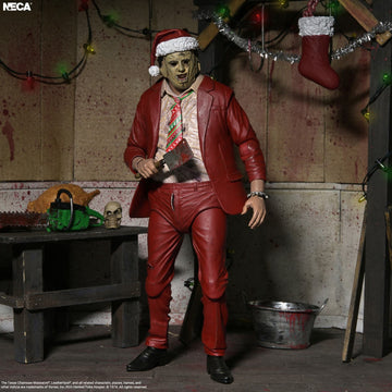 Santa Leatherface Texas Chainsaw Massacre Figurka 17 cm