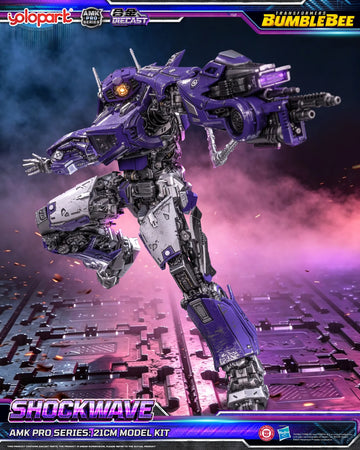 Shockwave Transformers Bumblebee Movie Amk Pro Model Kit Figurka 21 cm
