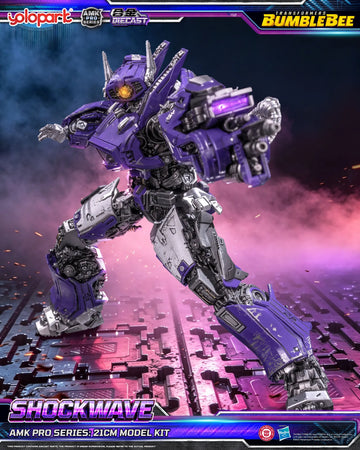 Shockwave Transformers Bumblebee Movie Amk Pro Model Kit Figurka 21 cm