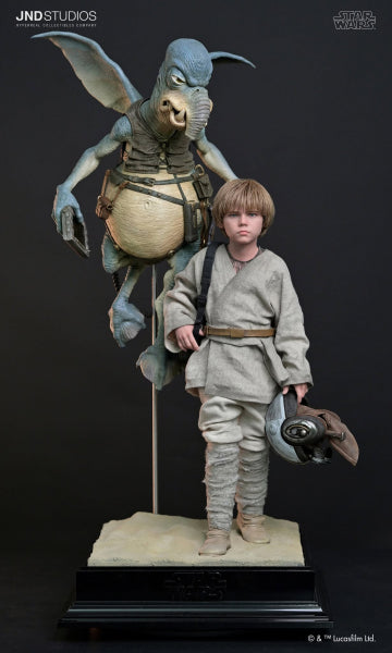 Anakin Skywalker & Watto Star Wars: Episode I Hyperreal Collection 1/3 Figurka 70 cm