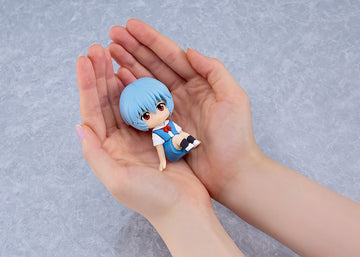 Rei Ayanami Rebuild of Evangelion Nendroid Plus Rubber Mascot Figurka 8 cm