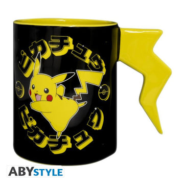 Pikachu Błyskawica Kubek 3D Pokemon