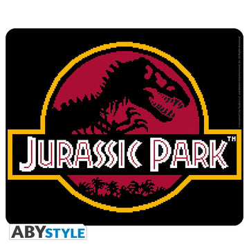 Jurassic Park Pixel logo podkładka pod myszkę  (23,5 x 19,5 cm)