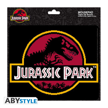 Jurassic Park Pixel logo podkładka pod myszkę  (23,5 x 19,5 cm)