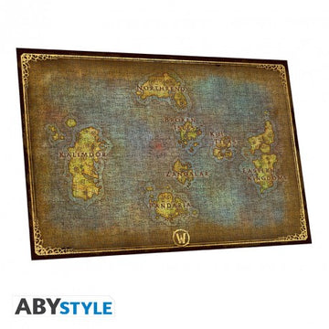 Mapa Azeroth Puzzle World of Warcraft (1000 elem)