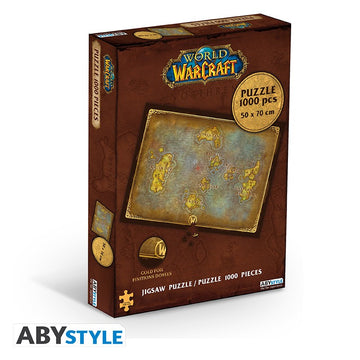 Mapa Azeroth Puzzle World of Warcraft (1000 elem)