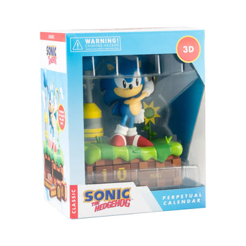 Sonic 3D Perpetual Calendar Figurka 13 cm