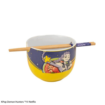 Miska do Ramen K-POP Demon Hunters Ramen Bowl with Chopsticks Rumi