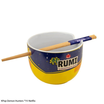 Miska do Ramen K-POP Demon Hunters Ramen Bowl with Chopsticks Rumi