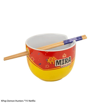 Miska do Ramen K-POP Demon Hunters Ramen Bowl with Chopsticks Mira