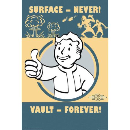 Fallout Vault - Forever! Maxi Poster Plakat 61 X 91.5cm