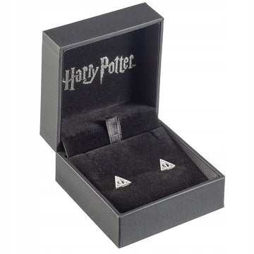 Insygnia Śmierci srebrne kolczyki Harry Potter