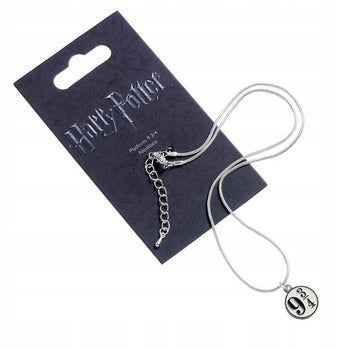 Peron 9 3/4 naszyjnik (posrebrzany) Harry Potter