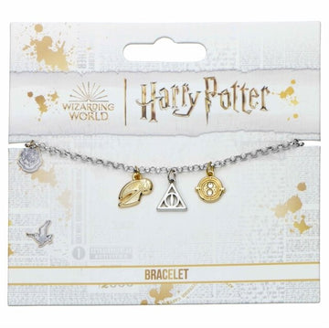 Zmieniacz Czasu, Insygnia Śmierci i Złoty Znicz bransoletka z zawieszkami Harry Potter