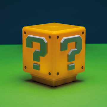 Question Block Lampka biurkowa Super Mario