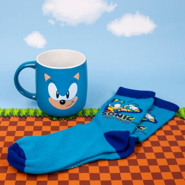 Zestaw prezentowy Kubek + Skarpetki Sonic The Hedgehog