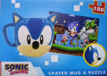 Zestaw prezentowy Kubek 3D + Puzzle Sonic the Hedgehog