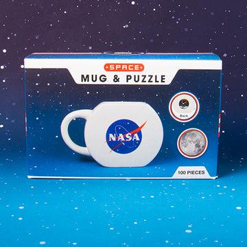 Moon Zestaw Prezentowy Kubek + Puzzle NASA