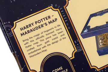 Harry Potter metalowa replika Mapy Huncwotów
