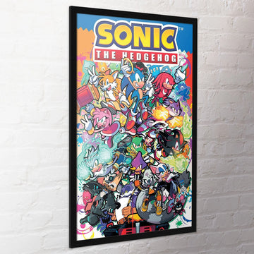 Sonic The Hedgehog Sega Sonic Comic Characters Maxi Poster Plakat 61 X 91.5cm