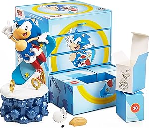 Sonic The Hedgehog Countdown Character Advent Calendar Model Kit Kalendarz Adwentowy