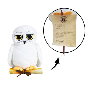 Hedwiga + List z Hogwartu Pluszak (25cm) Harry Potter