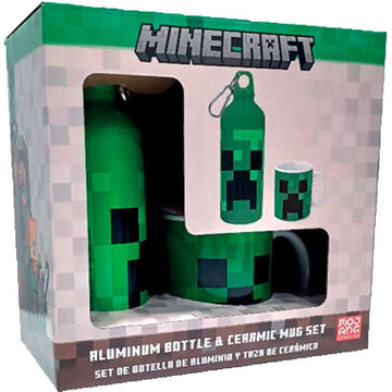 Creeper Zestaw Prezentowy Kubek + Butelka Minecraft