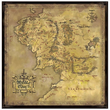 Mapa Śródziemia Puzzle (1000 Elem.) The Lord of The Rings