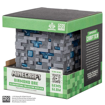 Ruda Diamentu Lampka 3D Minecraft