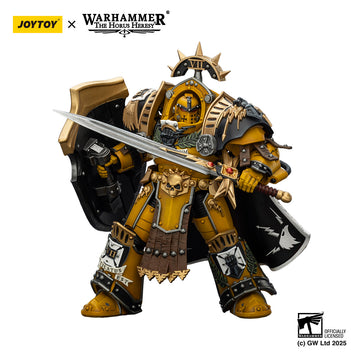 Imperial Fists Legion Praetor in Tartaros Terminator Armourwith Power Sword and Vigil Storm Shield Warhammer 40k 1/18 Figurka 14 cm