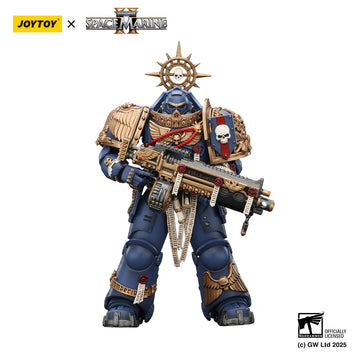 Ultramarines Heavy Relic Primus Armor with Heavy Relic Bolt Rifle Warhammer 40,000: Space Marine 2 Figurka 13 cm