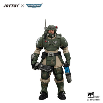 Astra Militarum Kasrkin 1 with Chainsword and Plasma Pistol Warhammer 40k 1/18 Figurka 10 cm