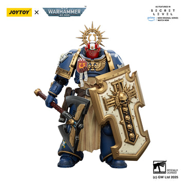 Ultramarines Metaurus with Power Axe, Stormshield and Plasma Pistol Warhammer 40k 1/18 Figurka 13 cm