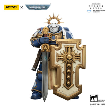 Ultramarines Levantus with Power Sword, Stormshield and Bolt Pistol Warhammer 40k 1/18 Figurka 13 cm