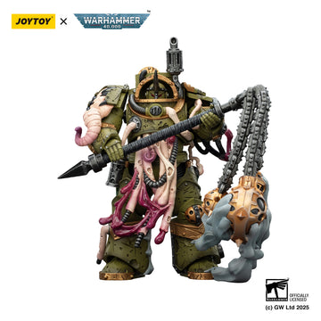 Death Guard Blightlord Terminator 2 with Flail of Corruption Warhammer 40k 1/18 Figurka 14 cm