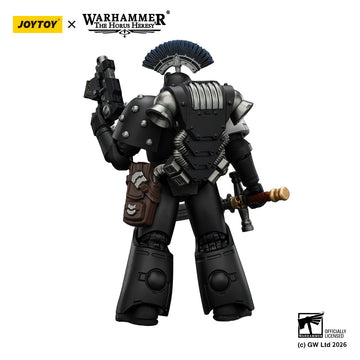 Raven Guard MkVI Tactical Sergeant with Power Sword, Bolter and Plasma Pistol Warhammer 40k 1/18 Figurka 12 cm