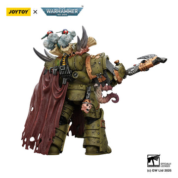 Death Guard Deathshroud Terminator 2 with Manreaper and Plaguespurter Gauntlet Warhammer 40k 1/18 Figurka 14 cm