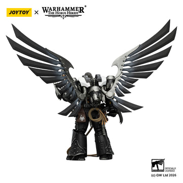 Raven Guard Corvus Corax, Primarch of the XIX Legion with artificer-crafted lightning talons, archaeotech cmpistols, and whip Warhammer 40k 1/18 Figurka 14