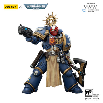 Ultramarines Metaurus with Power Axe, Stormshield and Plasma Pistol Warhammer 40k 1/18 Figurka 13 cm