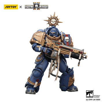 Ultramarines Heavy Relic Primus Armor with Heavy Relic Bolt Rifle Warhammer 40,000: Space Marine 2 Figurka 13 cm