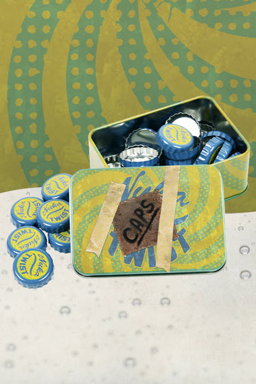 Fallout Bottle Cuops Series: Nuka Twist with Collectib Tin