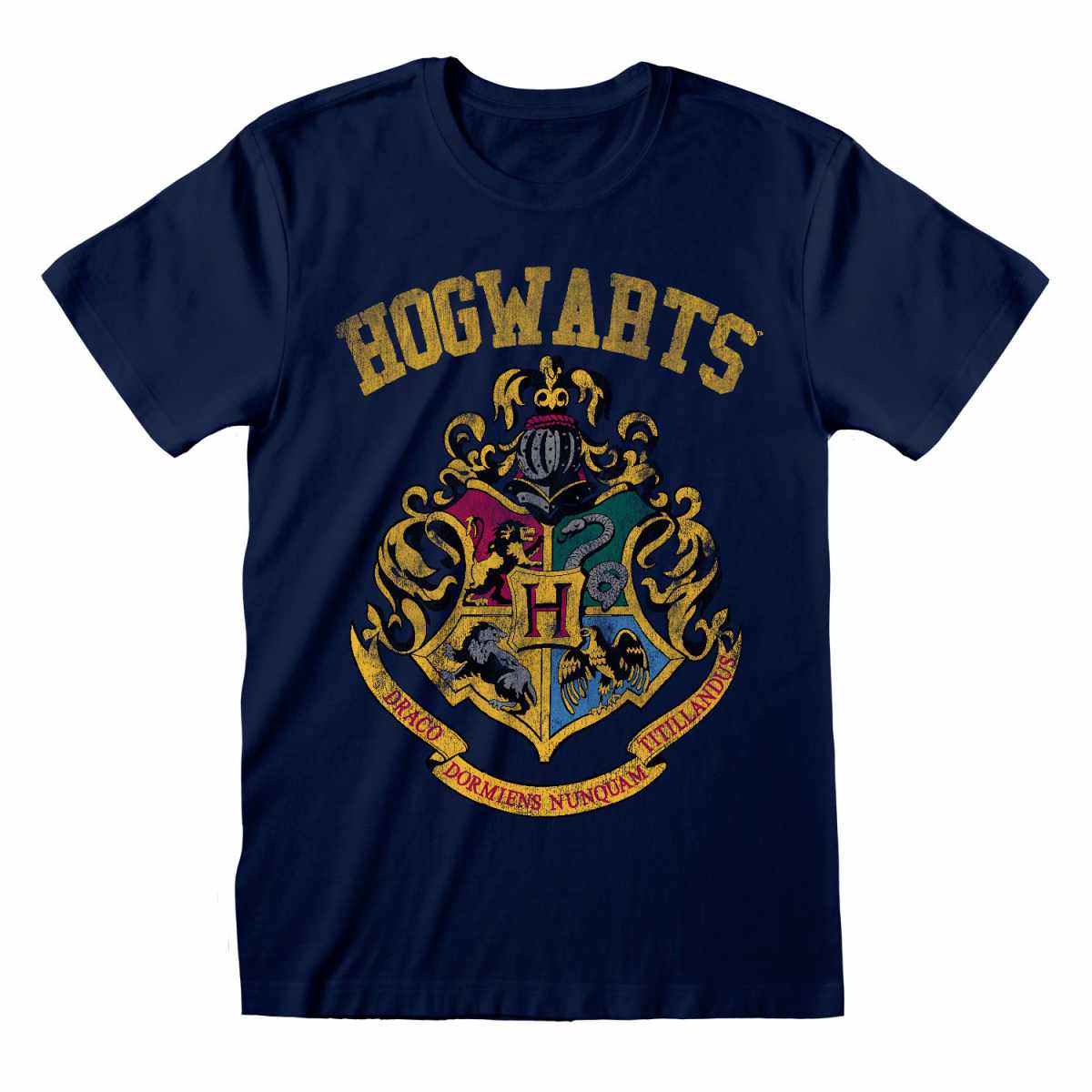 Harry Potter - Hogwarts Faded Crest T-Shirt