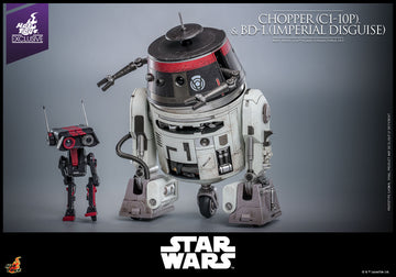 Chopper C1-10P & BD-1 Imperial Disguise Star Wars 1/6 Hot Toys Exclusive Figurki 18 cm & 8 cm cm