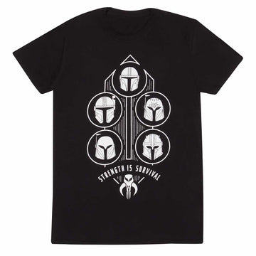 Star Wars: Mandalorian - Strength Is  Survival T-Shirt