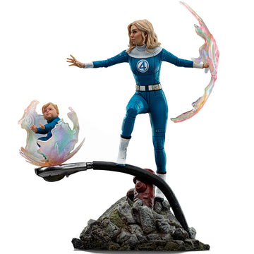 Invisible Woman and Franklin Woman Marvel Fantastic Four Art Scale 1/10 Figurka 28 cm