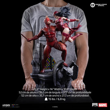 Daredevil and Elektra Marvel Comics Diorama 1/6 Figurka 52 cm